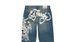 Hip Hop Punk Skull Print Baggy Blue Jeans For Women Y2k Street Wear Casual Straight Wide Leg Pants Hot Selling Denim Trousers_mkmklike.com