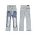 Men's Clothing High Street Washed Distressed Ink-splashed Jeans Men's Trendy Hip-hop Retro Loose Color Matching Casual Trousers_mkmklike.com