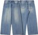 Mens Baggy Jeans Vintage Plain Pants Casual Wide Leg Loose Fit Denim Hip Hop Jean_mkmklike.com