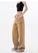 Vintage Distressed Rivet Wide-leg Jeans For Women, Autumn And Winter, Stylish, Loose, Slimming, Straight-leg,_mkmklike.com