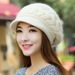 Hot Sale Women's Hats Winter Warm Knitted Hat Rabbit Hair Double Layer Plus Veet Cap Visor Beanies For Women Casual_mkmklike.com