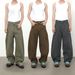 Men's Clothing Retro Casual Pants Vintage Cargo Pants With Multiple Pockets, Loose Fit & Utility Style For Casual Wear (Olive Green, Grey, Camel)_mkmklike.com