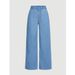"Retro High-Waisted Wide Leg Jeans For Women – Loose Fit Straight Leg Drape Denim Pants, Vintage 90s Style Casual Trousers"_mkmklike.com