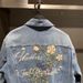 BOY Original Design New Men's Flower Embroidery Casual Trendy Denim Jacket B2BJC3160_mkmklike.com