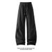 American-style Striped Patchwork Straight-leg Work Pants For Men, Autumn Trendy Brand Washed Pleated Casual Pants, Loose_mkmklike.com