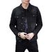 Loom Men's Denim 2023 Spring And Autumn American Style Trendy Retro Coat Embroidered Jacket Versatile Top_mkmklike.com