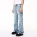 Men's Clothing Basic Simple Washed Flared Jeans Casual_mkmklike.com