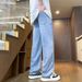 Suitable For All Seasons Tencel Jeans Summer Thin Straight Loose Casual Long 2025 New Wide-leg Pants For Men_mkmklike.com
