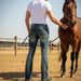 Slim Fit Vintage Button-Detail Men's Jeans With Flared Hem - Comfortable Cotton Denim For Casual & Stylish Look_mkmklike.com
