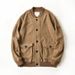 Japanese Retro Double-Sided Fleece Baseball Collar Jacket Men's Autumn Winter American Style Flight Warm Coat Top Trendy_mkmklike.com