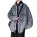 Loom Stylish Workwear Denim For Men, Spring Autumn, Brand, European And American Style, Retro, High-End Feel, Loose Fit,_mkmklike.com