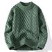 Chicco Cross-Border Hot-Selling European Plus Size Knitted Sweater For Men Women, Autumn And Winter, Round High Neck,_mkmklike.com