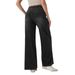 Women's Clothing High Waist Wide Leg Stretch Jeans For Women - Comfortable & Stylish Zip-Up Denim Pants With Flattering Fit_mkmklike.com