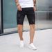 Men's Clothing Point Denim Casual Shorts Summer Men's PantsSlim Men's Denim Shorts 5 Points Hole_mkmklike.com