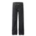 Washed Dark Blue Jeans Men's Spring Autumn Straight-leg Loose European And American High Street Vibe Style Trousers_mkmklike.com