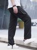 Men's cargo pants drawstring multi-pocket casual pants_mkmklike.com