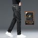 Jeans Men's Slim-fit Straight Casual Elastic Loose Casual Trousers Men's_mkmklike.com