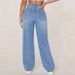 Women's High-Waisted Straight Leg Jeans Casual Spring Autumn New Clothing_mkmklike.com