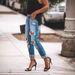 European And American Foreign Trade Cross-border Supply Fashion Retro Slim-fit Jeans For Women_mkmklike.com
