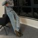 GTAL Heavyweight 15oz Vintage Washed Jeans – Classic Straight-Leg Denim Pants With Button Fly (Blue/Charcoal, S-XXXL)_mkmklike.com