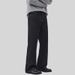 Men's Clothing & Archer0603 & Fleece Lined Thick Retro Raw Denim Black Jeans Wide Straight Leg Pants Loose, Versatile, Colorfast_mkmklike.com