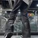 Men's Clothing High Street American Retro Digital PU Leather Patch Jeans Men And Women Trendy Loose Straight Wide Leg Trousers Trend_mkmklike.com