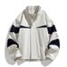 2026 New Spring Men's Casual Sports Suit Stand-up Collar Cardigan Long Sleeve Windproof Jacket Manufacturer Wholesale_mkmklike.com