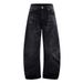 Washed Vintage Punk Oversized Denim Scimitar Men's Street Style Versatile Loose Casual Long Pants_mkmklike.com