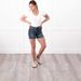 Summer New Arrival Women's Slim Fit Denim Shorts High Elasticity Comfortable Style Frayed Hem In Stock_mkmklike.com