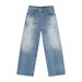 Men's American Clean Fit Washed Straight Leg Jeans Vintage Light Blue Denim Relaxed Boyfriend Fit High Street Fashion Cotton Blend S XL_mkmklike.com