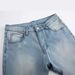 Men's Clothing New Denim Slightly Elastic Knee Ripped Jeans Trendy Street_mkmklike.com