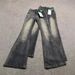 Y2K Vintage High-Waisted Flared Jeans – Women's Retro 90s Stretch Denim Pants With Horse Hem (Blue, S-XL)_mkmklike.com