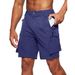 2024 Summer New Men's Multi Pocket Workwear Shorts with Large Zipper Casual Quick Drying Capris_mkmklike.com