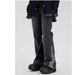 Men's Clothing Men's Casual Retro Stitching Hot Stitched Micro Flared Pants_mkmklike.com