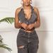 Women’s Clothing sexy ladies tops hot girls heavy washed denim vest_mkmklike.com
