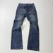 Vintage-Inspired Cleanfit Jeans For Women - High Waist Straight Leg Denim Pants With Washed & Splatter Design, Comfortable Cotton Stretch Fit_mkmklike.com