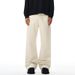 Vibe Style Hippie Solid Color Versatile Flared Casual Jeans Men's Street Fashion Brand Simple Bell-bottom Loose Long_mkmklike.com