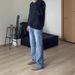 Men's Clothing American Street Style Washed Denim Jeans Floor Length Men's Streetwear Drop-Cut Jeans – Washed Blue Denim Pants With Stretch (S-3XL)_mkmklike.com