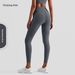 NULS Peach Hip Lift Naked Feel Yoga Dance Training Fitness Long Stretch Sports Nine-point Pants For Women Outdoor Wear_mkmklike.com