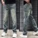 Men's Trendy All Over Print Jeans Loose Wide Leg Comfortable Fashionable Casual Straight Leg Pants For Autumn High Street Style_mkmklike.com