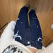 2025 New Lace Patchwork Waist Design Straight-Leg Jeans Women, Loose Fit, Slimming Wide-Leg Pants For Petite Women_mkmklike.com