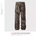 American Style Vintage Camouflage Tree Branch Jeans Men's Trendy Brand High Street Niche Loose Straight Leg Casual_mkmklike.com