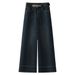 Guangzhou Thirteen Lines Fleece-Lined Thickened Jeans Women, New Autumn And Winter Style, Recommended For Petite Sizes,_mkmklike.com
