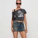 Women's Clothing Supply Of Women's Elastic Denim Short Skirts With Prints, New Women's Hip Skirts,New Models_mkmklike.com