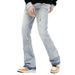 ANSICARD Men's Distressed High Street Hip Hop Loose Fit Denim Jeans Style Trousers_mkmklike.com