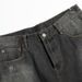 New American Style Black Gray Straight Washed Distressed Jeans For Men And Women Trendy Slim Loose Casual Capri Pants_mkmklike.com