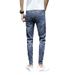 Spring Nine-point Jeans Men's Trendy Brand New Spring And Autumn Boys Ruffian Handsome Trend Slim-fitting Small Feet Long Pants_mkmklike.com