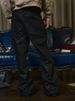 Hand-Brushed Waxed Jeans – Vintage Washed Bootcut Denim With Coated Finish (Straight-Leg, Mid-Rise)_mkmklike.com