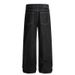 Italian-Inspired Destroyed A-Line Jeans - High-Hardness Loose Fit Cowboy Scimitar Pants For Men_mkmklike.com
