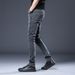 Jeans Source Men's Elastic Pants Multi-Specification Teen Versatile Long Pants Men_mkmklike.com